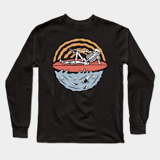 Wave for Summer, Wave for Surf, Wave for Surfing, Surfing Wave Long Sleeve T-Shirt